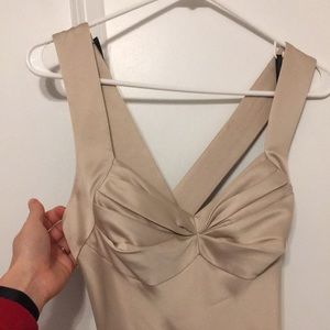 Calvin Klein Satin Gown, Champagne 6